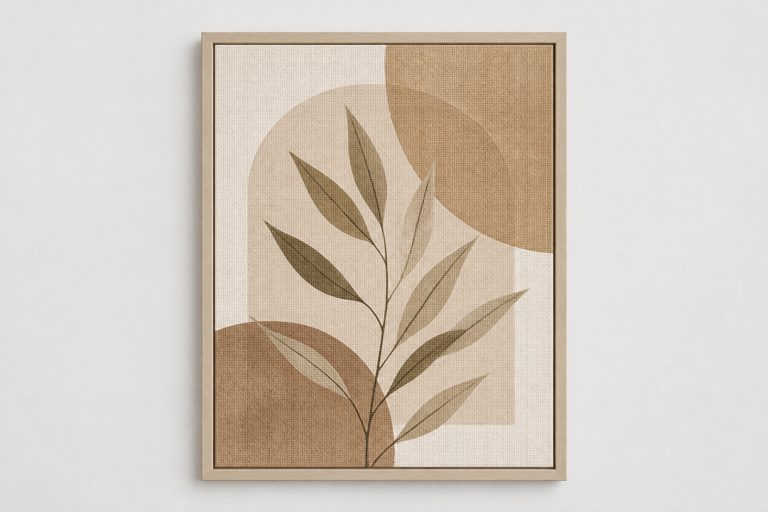 Forge Wear Canvas Print Beige