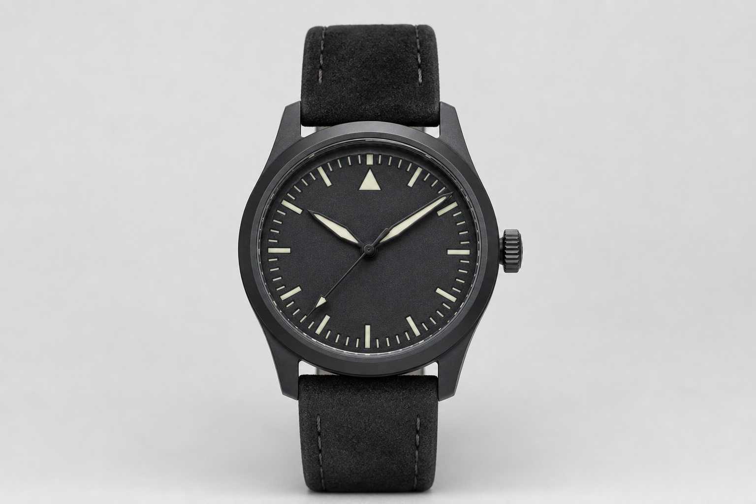 Slate Studio Field Watch Black
