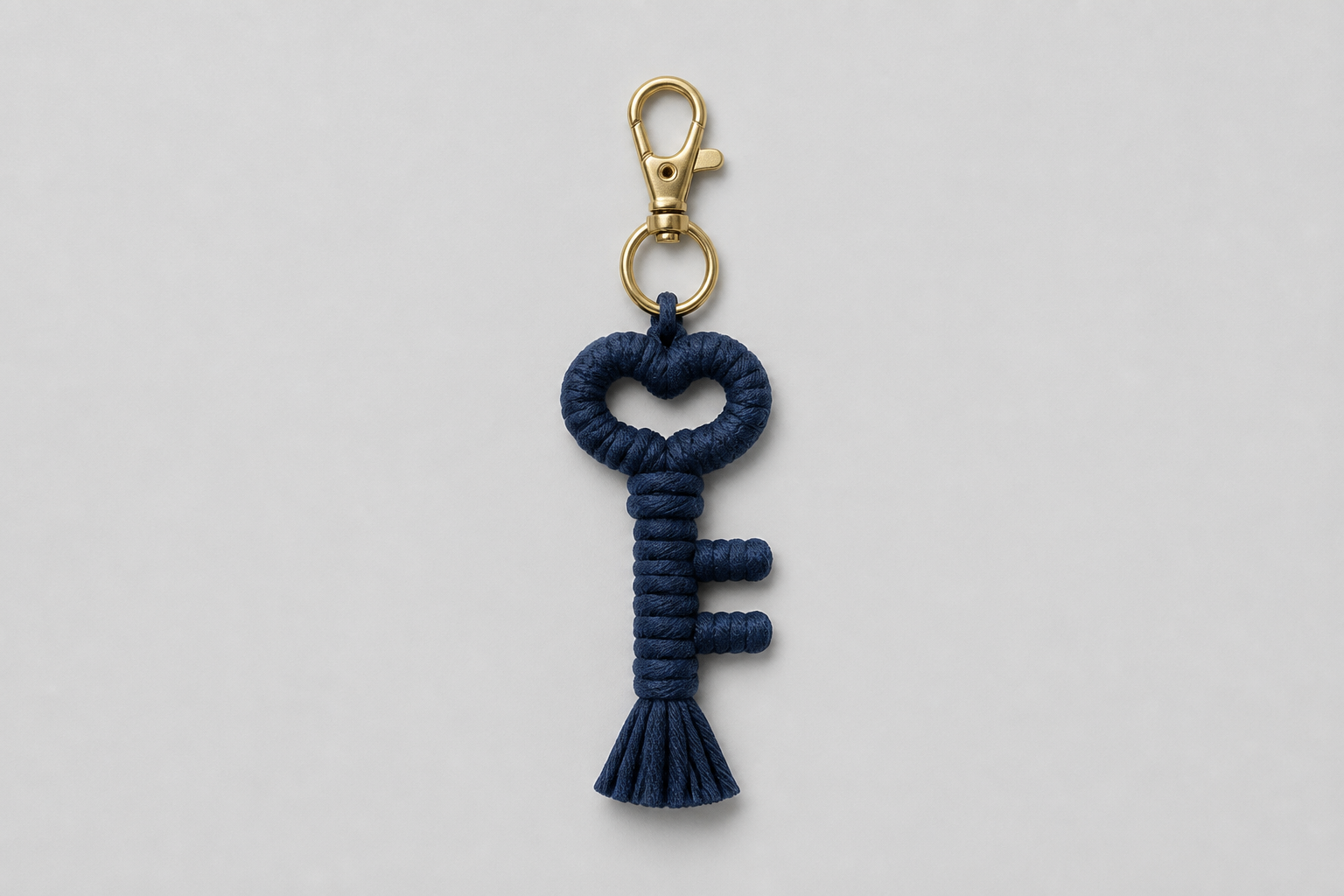 Mint Archive Charm Key Navy